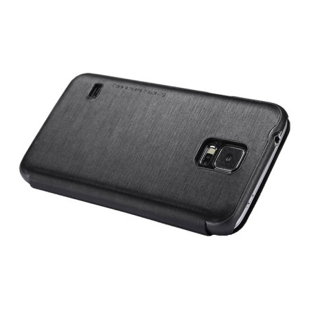 Nillkin Rain Samsung Galaxy S5 Leather-Style Wallet Case - Black