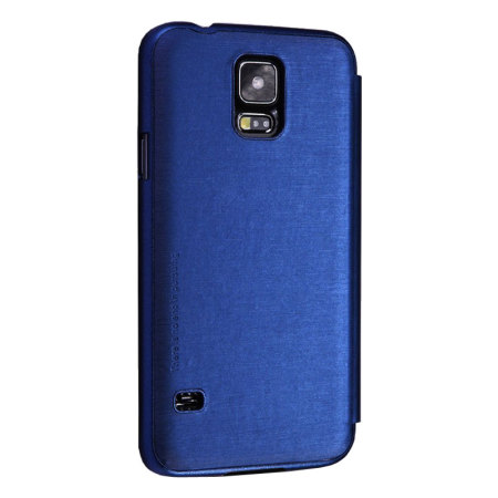 Nillkin Rain Samsung Galaxy S5 Leather-Style Wallet Case - Blue