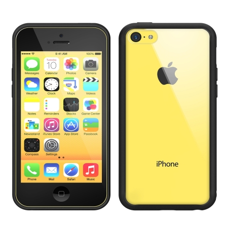 Coque Apple iPhone 5C Rearth Ringke Fusion – Noire / Transparente