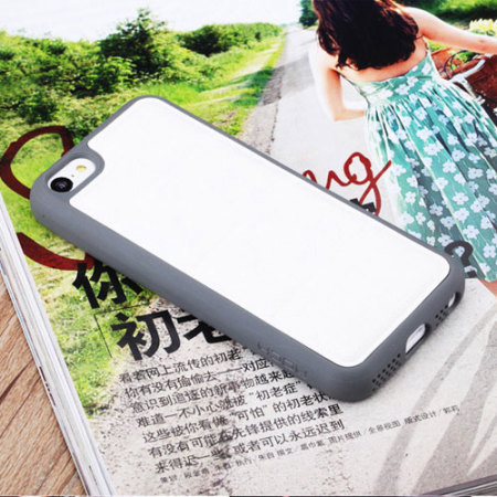 ROCK Pillow iPhone 5C Protective Case - White / Grey