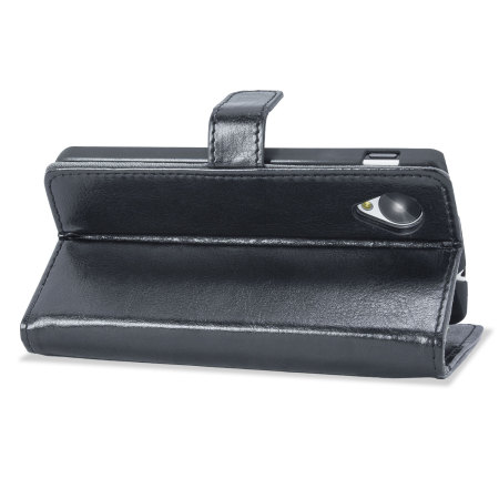Adarga Wallet and Stand Nexus 5 Tasche in Schwarz