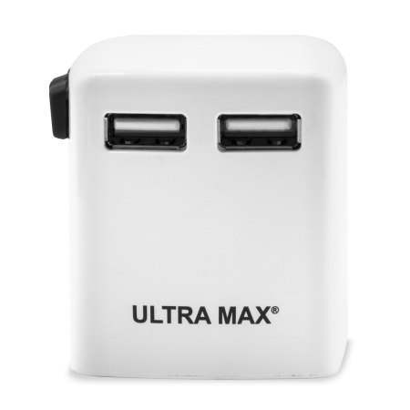 SKROSS Ultra Max Dual USB World Travel Power Adapter
