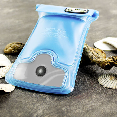 DiCAPac Universal Waterproof Case for Smartphones up to 4.8" - Blue