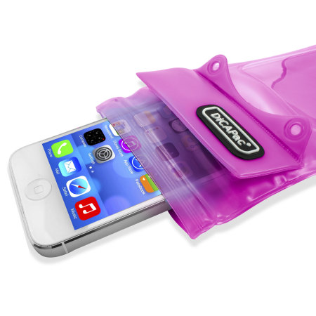 DiCAPac Universal Waterproof Case for Smartphones up to 4.8" - Pink