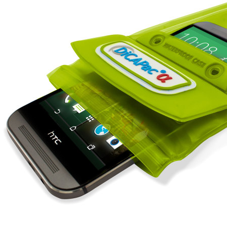 DiCAPac Universal Waterproof Case for Smartphones up to 5.7" - Green