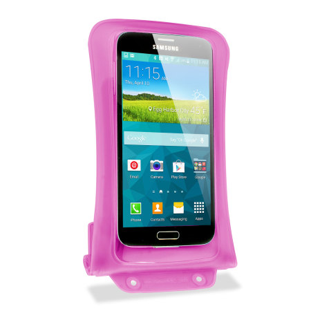 DiCAPac Universal Waterproof Case for Smartphones up to 5.7" - Pink