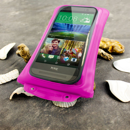 DiCAPac Universal Waterproof Case for Smartphones up to 5.7" - Pink