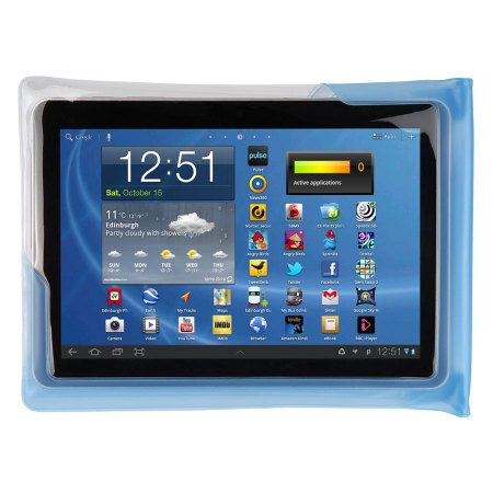 DiCapac 100% wasserdichte Tablet Hülle bis zu 10 1 Zoll in Blau