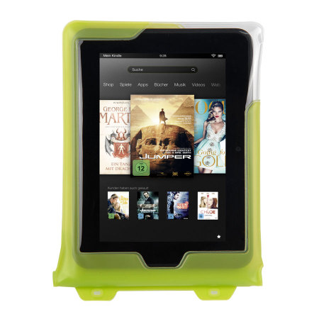 DiCAPac Universal Waterproof Case for Tablets up to 8" - Green