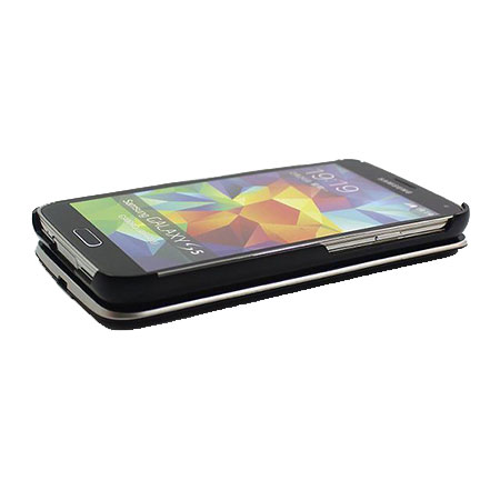Galaxy S5 Magnetic Bluetooth QWERTY keyboard Case - Black