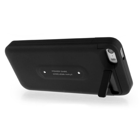 3-in-1 iPhone 5C Wireless Power Bank and Battery Case - Black