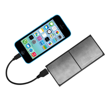 3-in-1 iPhone 5C Wireless Power Bank Battery Case - Black