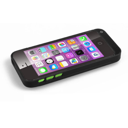 kader Los ten tweede 3-in-1 iPhone 5C Wireless Power Bank and Battery Case - Black