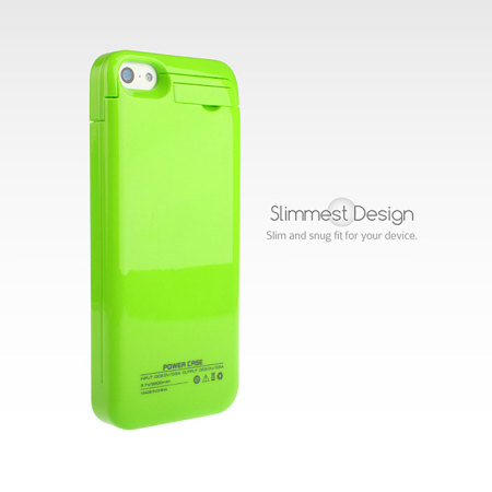 iPhone 5C Power Jacket 2200mAh - Green