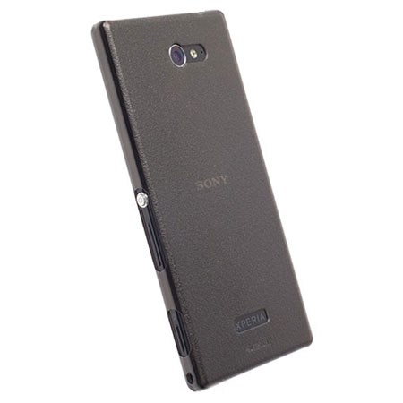 Krusell FrostCover Sony Xperia M2 Case - Transparent Black