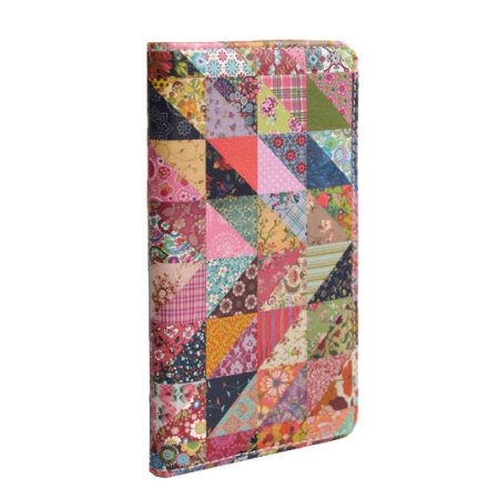 Create and Case HTC One M8 Book Stand Case - Grandma Quilt