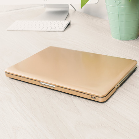 Coque MacBook Pro 13 pouces ToughGuard - Or Champagne