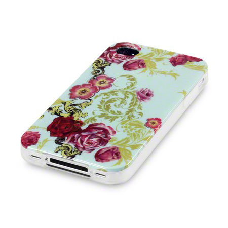 Call Candy iPhone 4S / 4 Hard Back Case - Floral Flourish