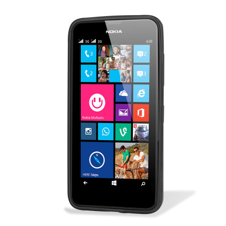 Flexishield Nokia Lumia 630 / 635 Gel Case - Black