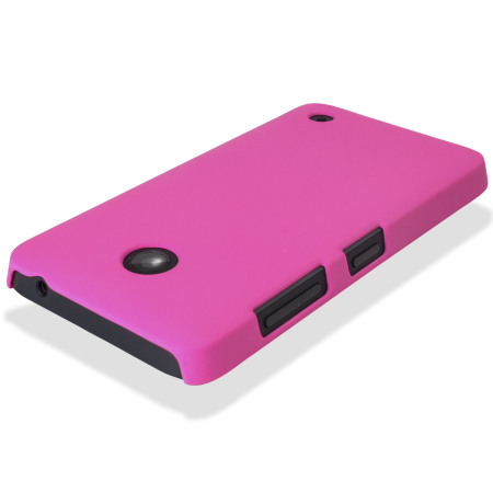 ToughGuard Nokia Lumia 630 / 635 Rubberised Case - Solid Hot Pink