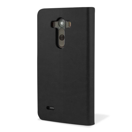 Housse LG G3 Encase Style Portefeuille – Noire