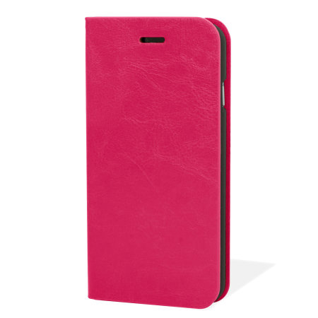 Encase Leather-Style iPhone 6S / 6 Wallet Case - Hot Pink