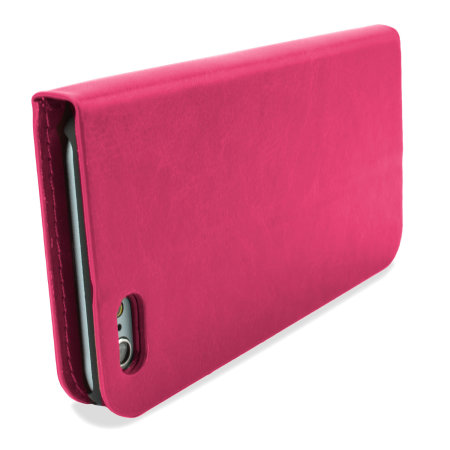 Encase Leather-Style iPhone 6S / 6 Wallet Case - Hot Pink