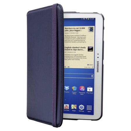 Targus Galaxy Tab 4 10.1 Rotating Leather-Style Case - Blue