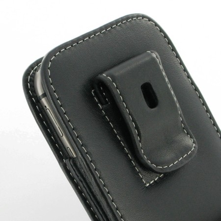 PDair HTC One M8 Vertical Leather Pouch Case with Belt Clip