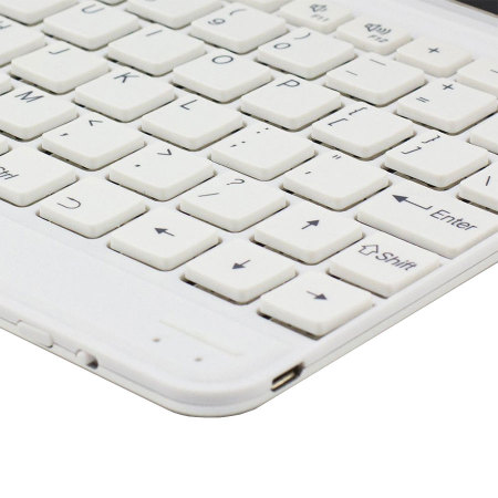 Samsung Galaxy Note 10.1 2014 Bluetooth Keyboard Case - White