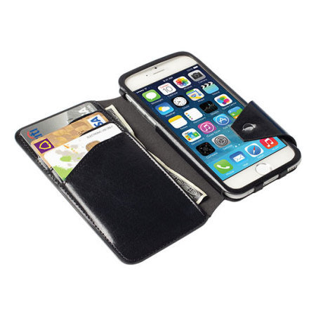 Krusell Kalmar iPhone 6 Flip Wallet Case - Zwart