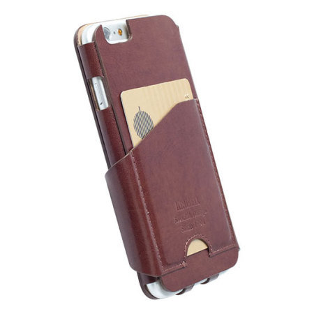 Krusell Kalmar iPhone 6S / 6 Flip Wallet Case - Brown