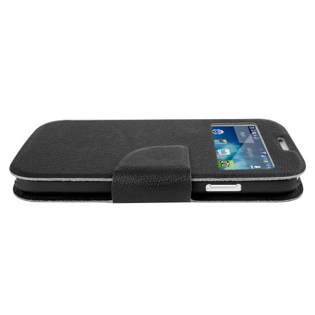 Adarga Samsung Galaxy S4 Mini View Flip Case - Black