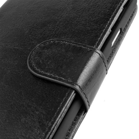 Adarga Leather-Style Samsung Galaxy Note 3 Wallet Case - Black