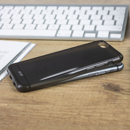 Olixar FlexiShield iPhone 6S Case - Smoke Black