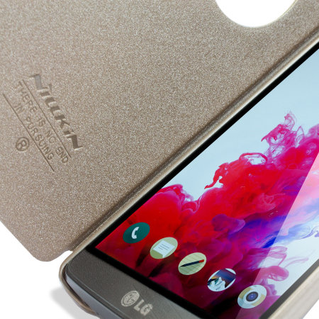 Housse Circle View LG G3 Nillkin – Or Champagne