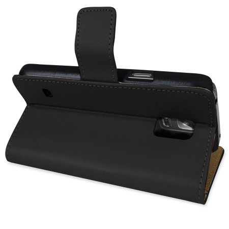 Encase Leather-Style Samsung Galaxy S5 Mini Plånboksfodral - Svart