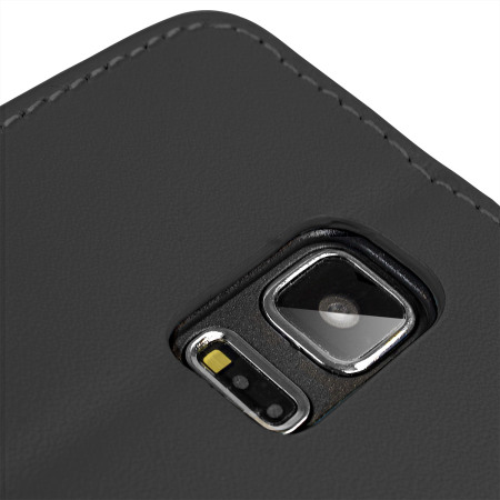 Adarga Leather-Style Samsung Galaxy S5 Mini Wallet suojakotelo - Musta