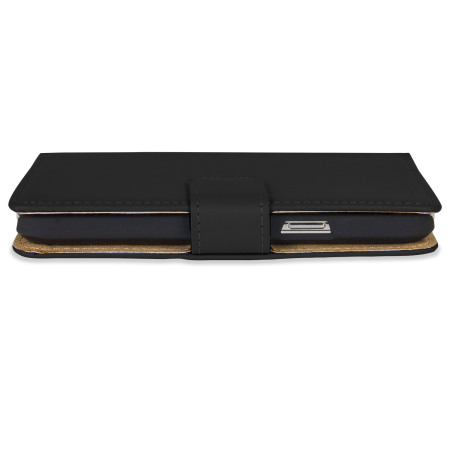 Adarga Leather-Style Samsung Galaxy S5 Mini Wallet suojakotelo - Musta