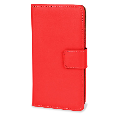 Encase  Leather-Style Samsung Galaxy S5 Mini Wallet Case - Red