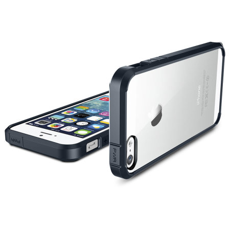 Spigen Ultra Hybrid Hülle für iPhone 5S / 5 in Metal Slate