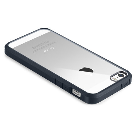 Coque iPhone 5S / 5 Spigen SGP Ultra hybrid – Ardoise metallique