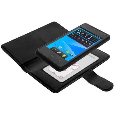 STK Universal 5 inch Smartphone Wallet Case - Zwart 