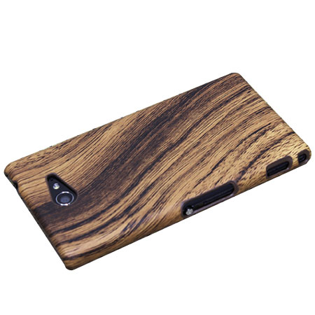 Adarga Wood Patterned Back Sony Xperia M2 Case