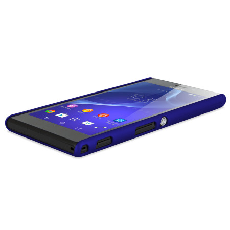 ToughGuard Sony Xperia M2 Rubberised Case - Blue