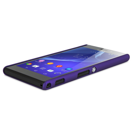 ToughGuard Sony Xperia M2 Rubberised Case - Purple