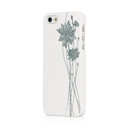 Bling My Thing Ayano Kimura Lotus Flower iPhone SE Case - White
