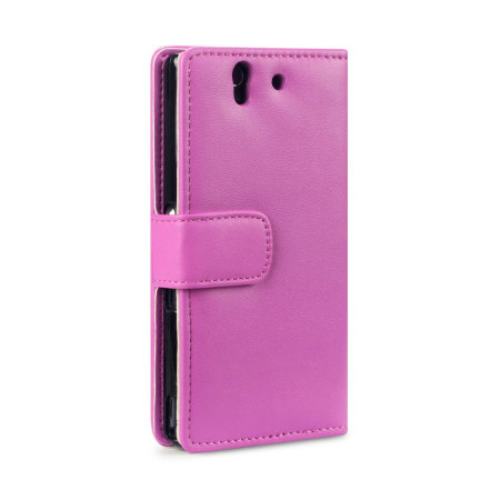 Adarga Sony Xperia Z Wallet Case - Hot Pink