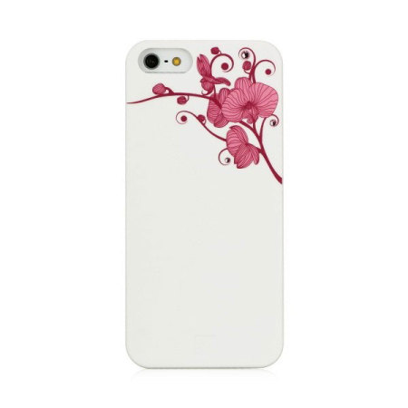 Bling My Thing Ayano Kimura Orchid iPhone SE Case Hülle in Weiß