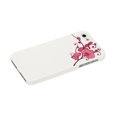 Bling My Thing Ayano Kimura Orchid iPhone SE Case - White